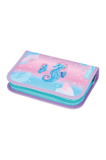 Herlitz Pi�rnik rozk�adany 2 klapki z wyposa�eniem Ocean Lights