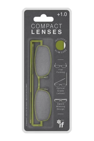 Compact Lenses Okulary +1.0 mix kolor�w + etui