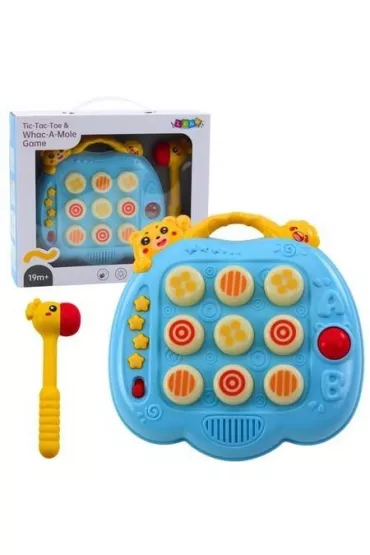 Gra zr�czno�ciowa dla malucha niebieska LeanToys