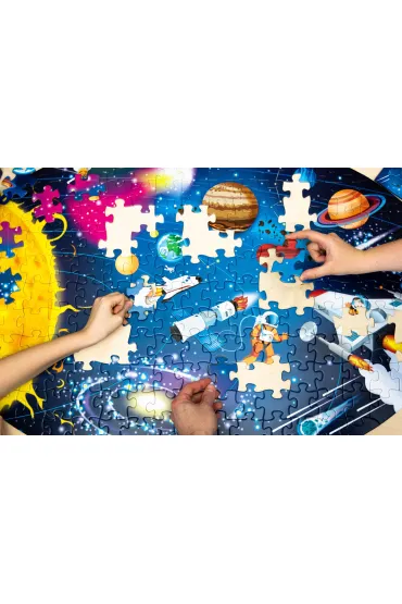 Kosmos. Poznawaj, baw si�, odkrywaj. Puzzle i ksi��ka Wilga Play - Matteo Gaule, Nadia  Fabris