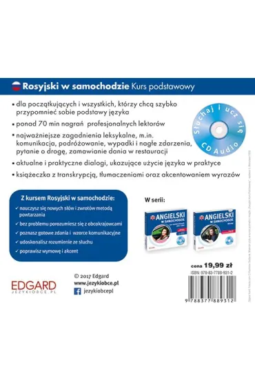 Audiobook Rosyjski w samochodzie Kurs podstawowy CD