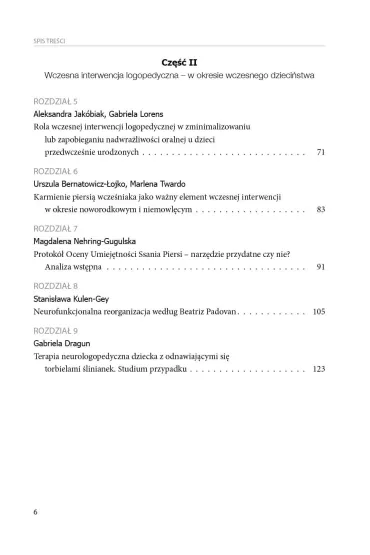 Wczesna interwencja w logopedii - Jacek J. B�eszy�ski, Ditta Bacza�a