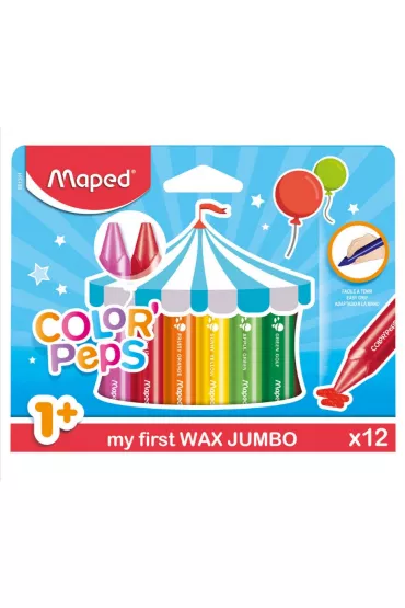 Maped Kredki Colorpeps �wiecowe Jumbo 12 szt.