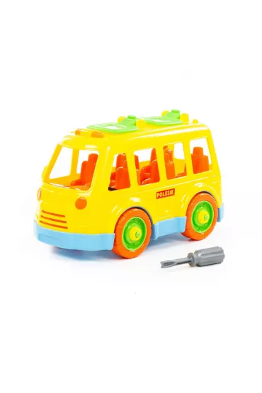 Polesie 71248 Klocki-transport Autobus w siatce