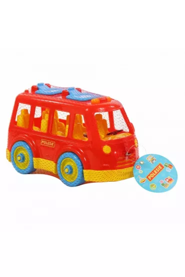 Polesie 71248 Klocki-transport Autobus w siatce