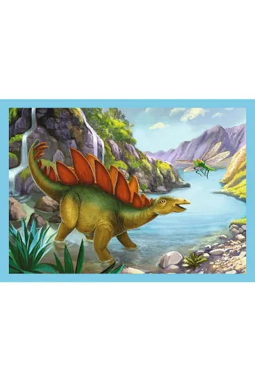 Puzzle 4w1 - Wyj�tkowe dinozaury (12+15+20+24 el.) Trefl