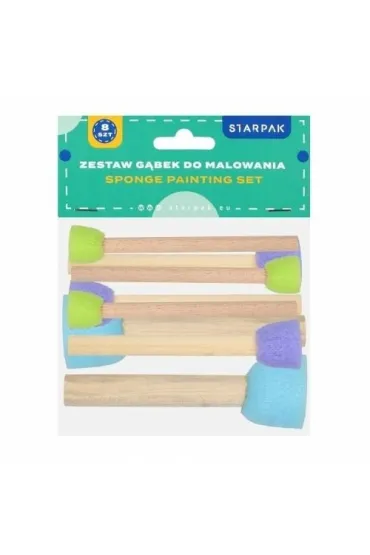 G�bki do malowania zestaw 8szt STARPAK 562605