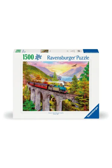 Puzzle 1500 el. Jesienna przeja�d�ka poci�giem Ravensburger