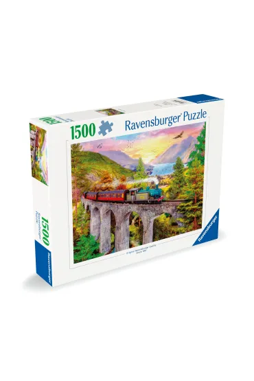 Puzzle 1500 el. Jesienna przeja�d�ka poci�giem Ravensburger