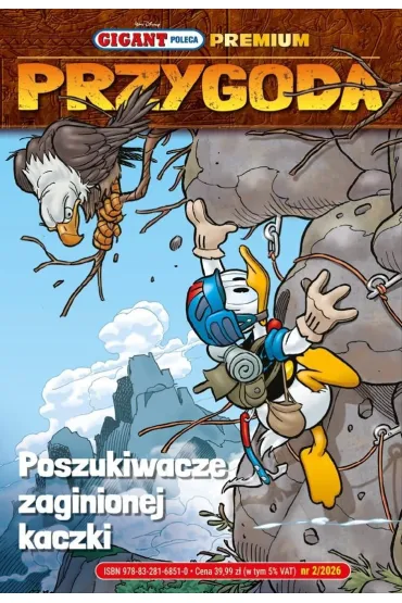 Gigant Poleca Premium. Tom 2/2026. Przygoda. Poszukiwacze zaginionej kaczki