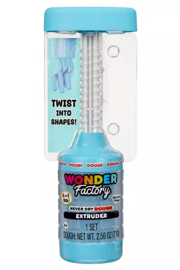 Wonder Factory Never Dry Dough Extruder - Teal Mga Entertainment