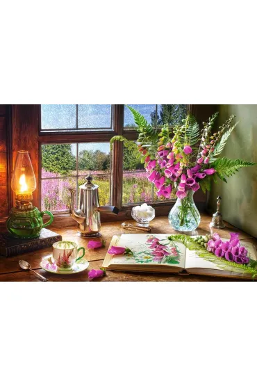 Puzzle 1000 el. Kompozycja kwiatowa Castorland