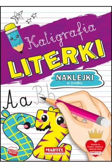 Kaligrafia Literki z naklejkami - Katarzyna Salamon