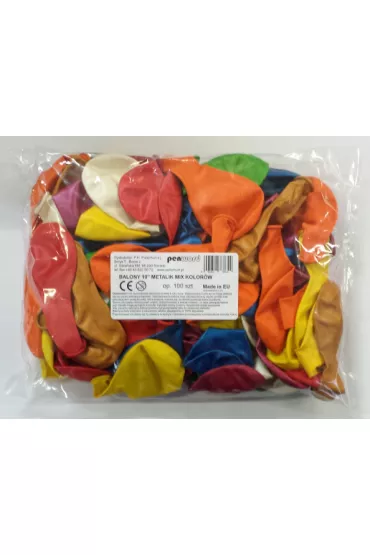 Polsirhurt Balony Metalik 10 cali