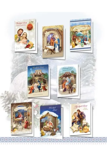 Top Graphic Karnet B6 Bo�e Narodzenie BBN religia MIX 10 szt.