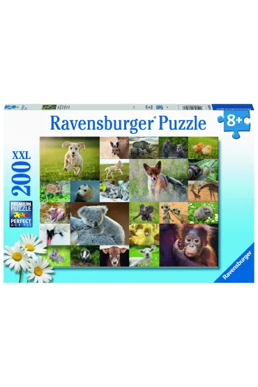 Puzzle dla dzieci 200 el. Zwierz�tka Ravensburger
