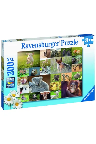 Puzzle dla dzieci 200 el. Zwierz�tka Ravensburger