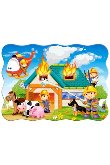 Puzzle 30 el. Stra�acy w akcji Castorland
