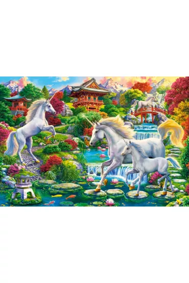 Puzzle 1500 el. Unicorn Garden Castorland