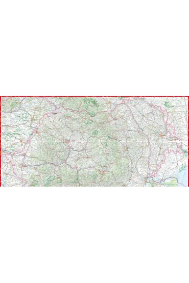 Rumunia i Mo�dawia laminowana mapa samochodowa 1:800 000