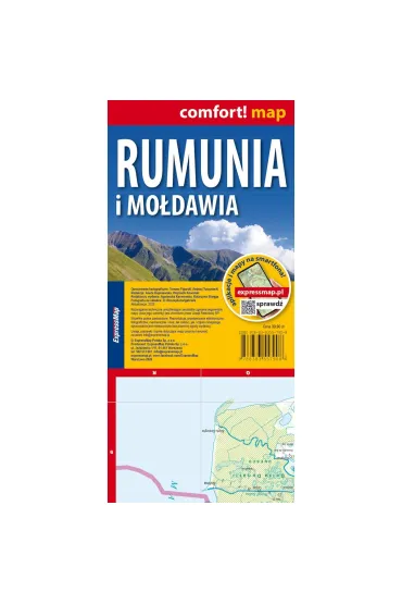 Rumunia i Mo�dawia laminowana mapa samochodowa 1:800 000