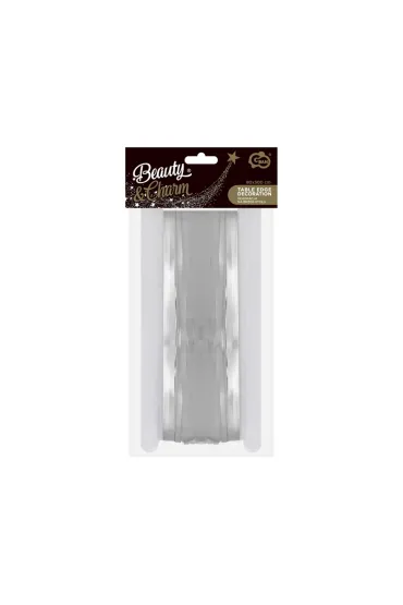 Godan Dekoracja na brzeg sto�u B&C fr�dzle srebrna 80x300cm