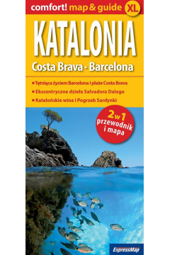 Comfort! map&guide XL Katalonia, Costa Brava 2w1