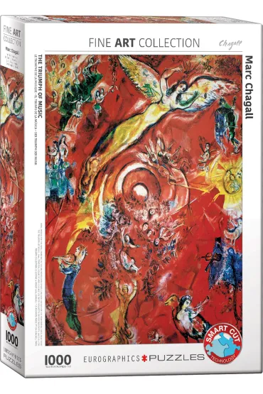 Puzzle 1000 el. Triumf muzyki Chagalla Eurographics