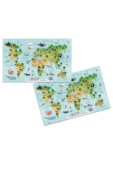 Herma Podk�adka na biurko dwustronna - Mapa �wiata