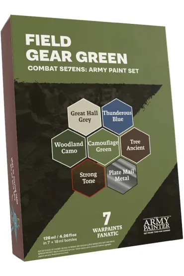 The Army Painter: Combat Se7ens - Field Gear Green