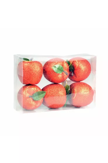 Arpex Jab�uszka brokatowe 6 szt.