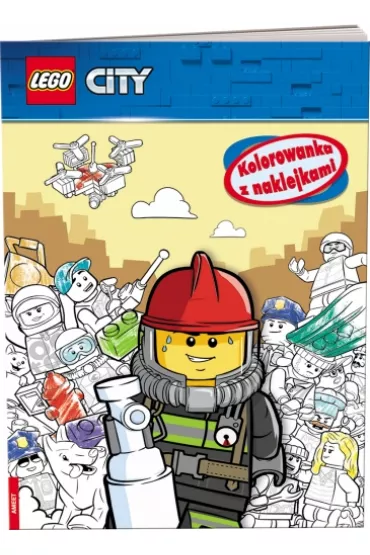LEGO City. Kolorowanka z naklejkami