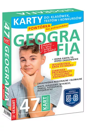 Geografia. Karty edukacyjne