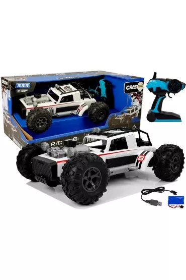 Auto Buggy zdalnie sterowany bia�e LeanToys