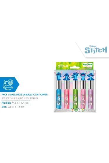 Zestaw balsam�w do ust z toperem Stitch SI0061GG