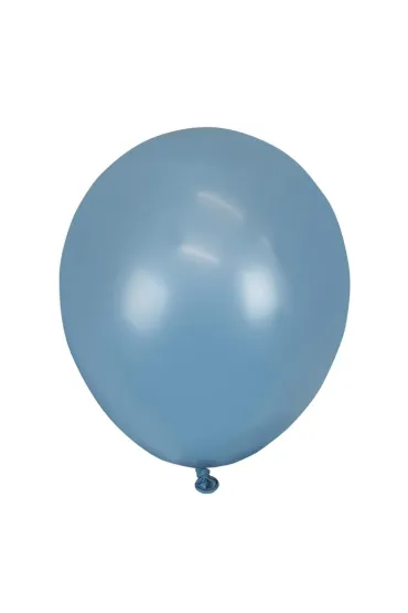 Balony pastelowe jednokolorowe niebieski 10 szt