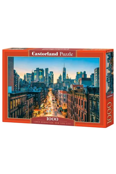 Puzzle 1000 el. Lower Manhattan, New York City Castorland