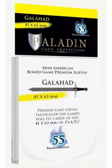 Board&Dice Koszulki na karty Galahad Premium Mini American 55 szt. - Nskn Games