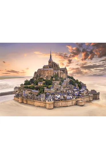 Puzzle 1500 el. The Mount Saint - Michel Rising Clementoni
