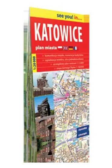 Katowice. Plan miasta 1:20 000