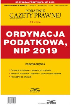 Ordynacja podatkowa , NIP 2019