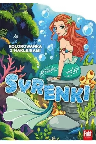 Syrenki. Kolorowanka z naklejkami