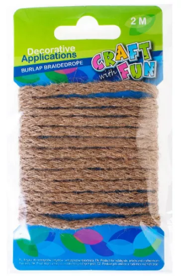 Craft with Fun Sznurek jutowy dekoracyjny 308990