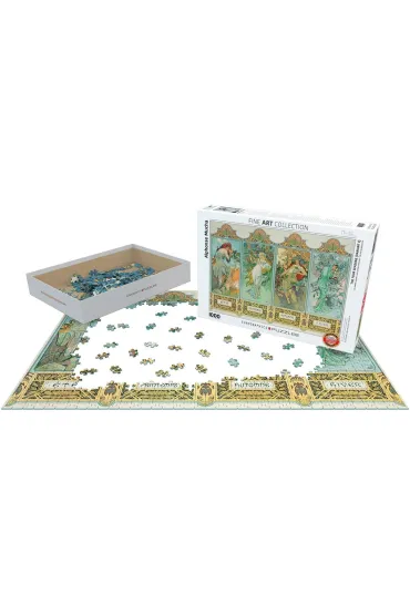 Puzzle 1000 el. Cztery pory roku, Mucha Eurographics