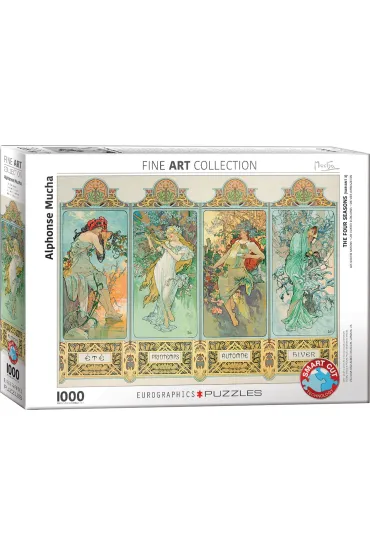 Puzzle 1000 el. Cztery pory roku, Mucha Eurographics