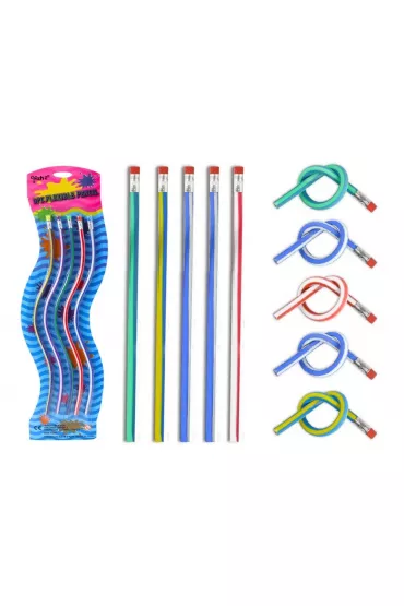 LeanToys O��wek z gumk� elastyczny 30cm 5 szt