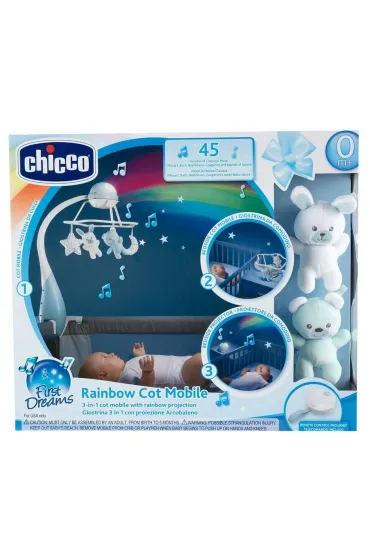 Karuzela Rainbow 3w1 niebieska Chicco