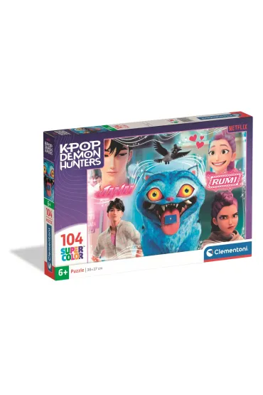 Puzzle 104 Super kolor K-Pop Demon Hunters Clementoni