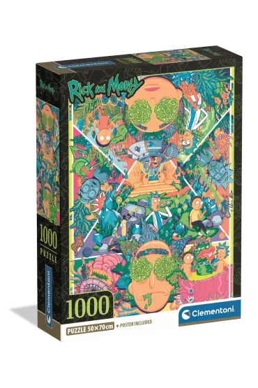 Puzzle 1000el Rick&Morty CLEMENTONI 37511 CLM