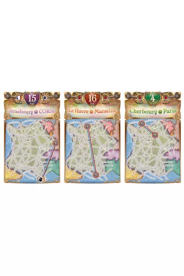 Wsi��� do Poci�gu. Kolekcja Map 6. Francja i Dziki Zach�d - Alan R. Moon